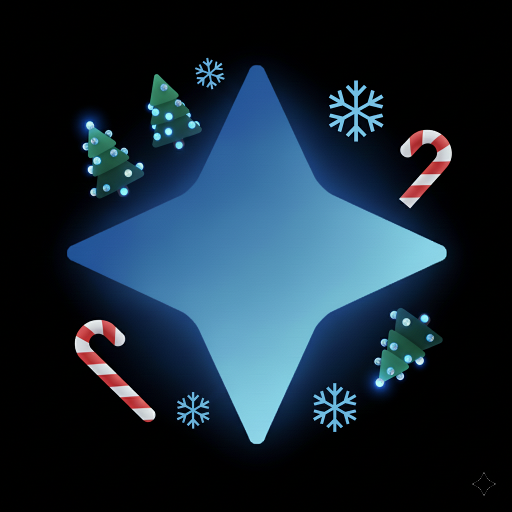 Logo Brighter Builds Noël variation hiver 2