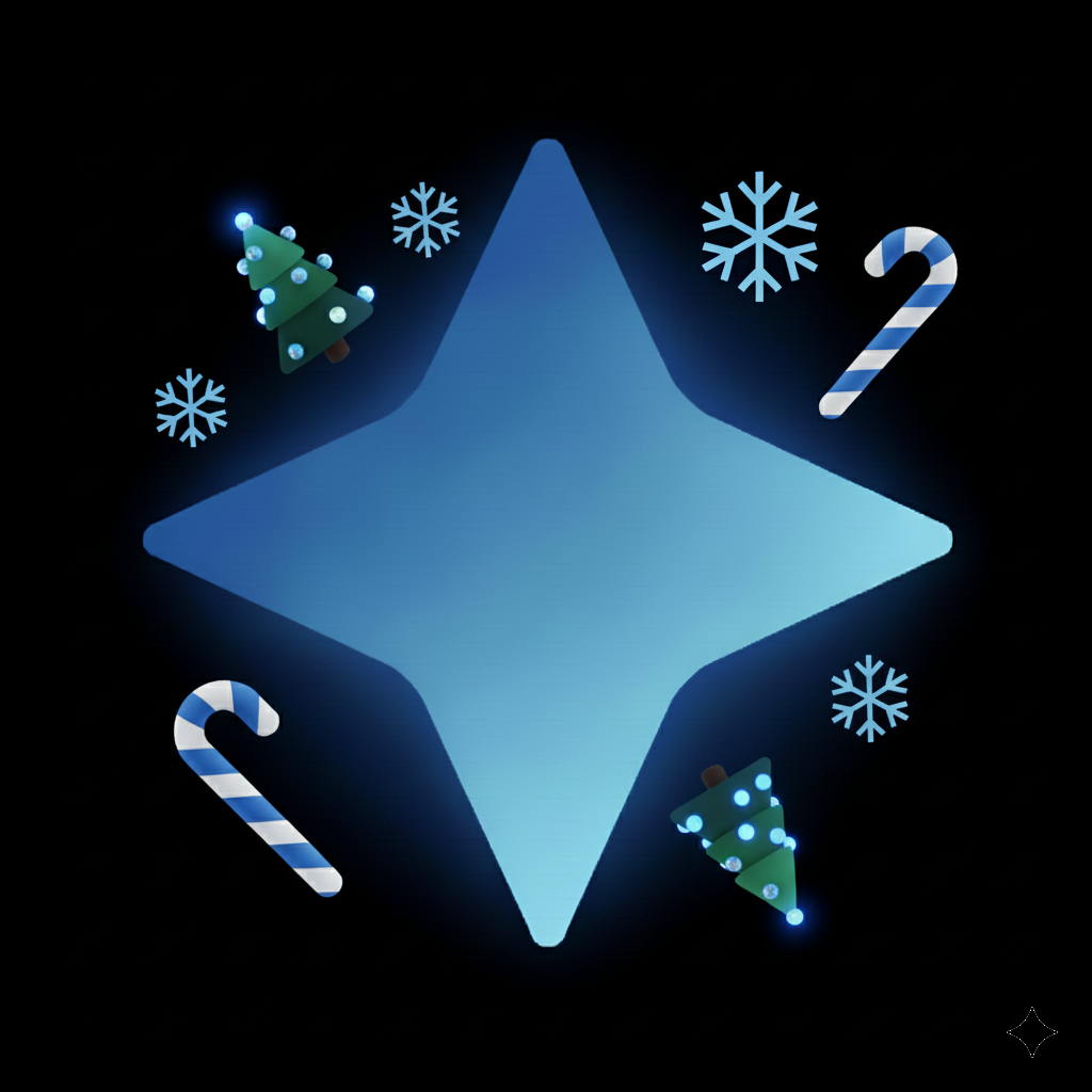 Logo Brighter Builds Noël variation hiver 3